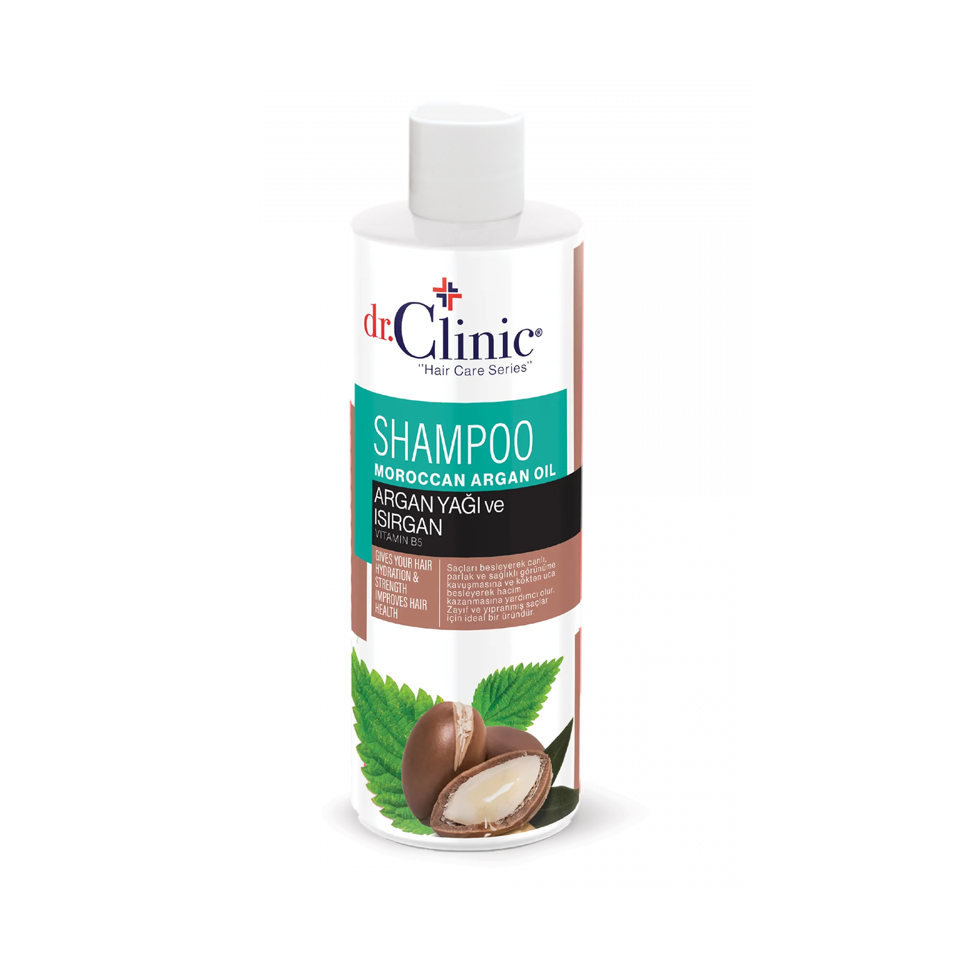 Dr. Clinic Moroccan Argan Oil & Nettle Shampoo 400 ML