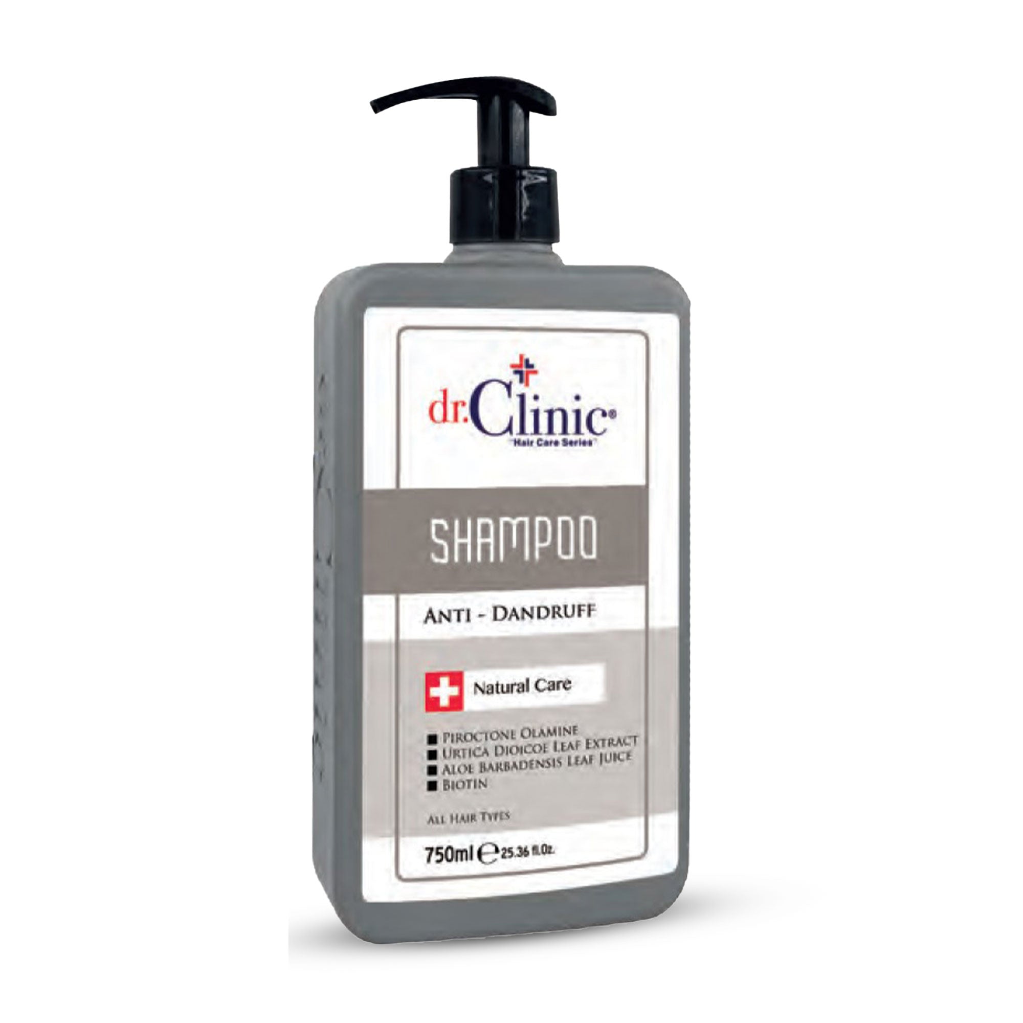 Dr. Clinic Anti-Dandruff Shampoo 700 ML - GREY